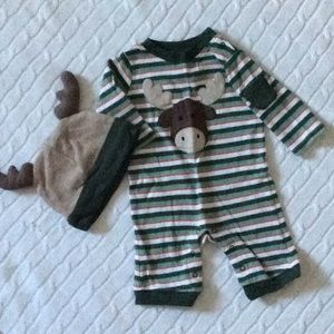 Baby Boy Moose Outfit